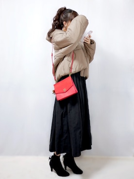 まお♡さん（レディース・163cm）の冬コーディネート