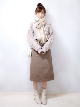 まお♡さん(レディース・163cm)の冬コーディネート