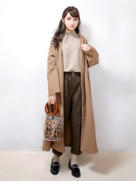 まお♡さん（レディース・163cm）の冬コーディネート