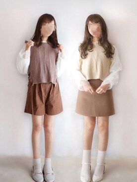 まお♡さん（レディース・163cm）の冬コーディネート