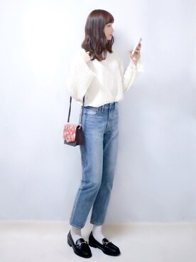 「CLAIRE（クレア）のアイテム」を使った、まお♡さん（レディース・163cm）の春コーディネート