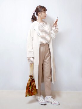 「Auntmaries」｜まお♡さん（レディース・163cm）の春コーディネート