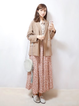 まお♡さん（レディース・163cm）の春コーディネート