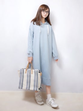 「Happy John（ハッピージョン）のアイテム（ワンピース/ドレス）」を使った、まお♡さん（レディース・163cm）の春コーディネート