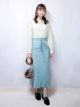 まお♡さん（レディース・163cm）の春コーディネート