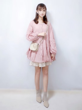 まお♡さん（レディース・163cm）の春コーディネート