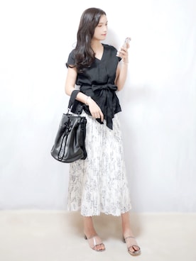 まお♡さん（レディース・163cm）の春コーディネート