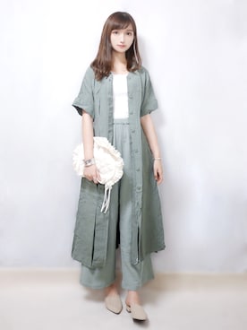 まお♡さん（レディース・163cm）の夏コーディネート