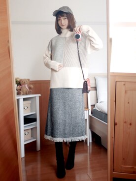 まお♡さん（レディース・163cm）の秋コーディネート