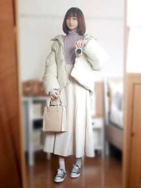 「FEKETE（フェケテ）のアイテム（ジャケット/アウター）」を使った、まお♡さん（レディース・163cm）の秋コーディネート