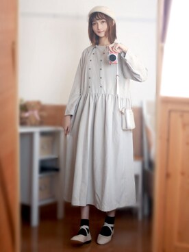 「sakishimatokyo」｜「アイテム（バレエシューズ）」を使った、まお♡さん（レディース・163cm）の冬コーディネート