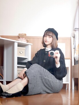 「sakishimatokyo」｜「アイテム（バレエシューズ）」を使った、まお♡さん（レディース・163cm）の冬コーディネート