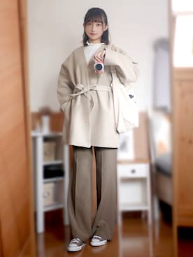 まお♡さん（レディース・163cm）の冬コーディネート