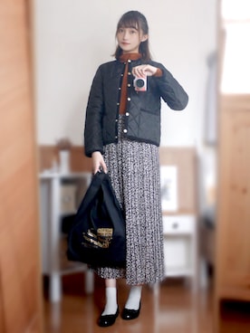 「sakishimatokyo」｜「アイテム（バレエシューズ）」を使った、まお♡さん（レディース・163cm）の冬コーディネート