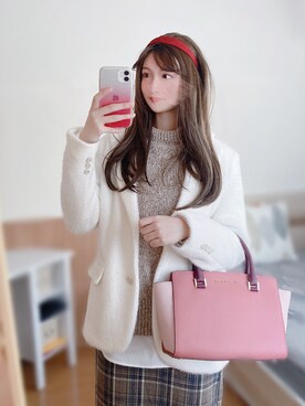 まお♡さん（レディース・163cm）の冬コーディネート