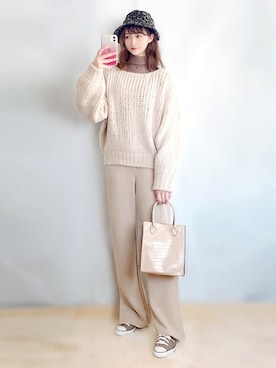 まお♡さん(レディース・163cm)の冬コーディネート