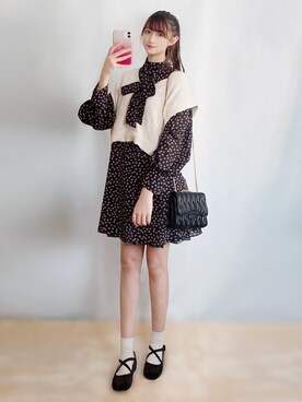 まお♡さん（レディース・163cm）の冬コーディネート