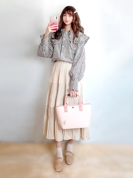 まお♡さん（レディース・163cm）の春コーディネート