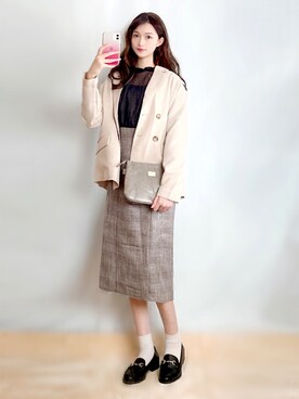 まお♡さん(レディース・163cm)の春コーディネート