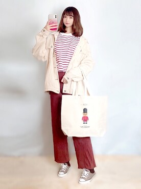 まお♡さん（レディース・163cm）の春コーディネート