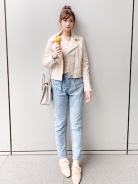 まお♡さん（レディース・163cm）の春コーディネート