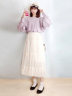 まお♡さん（レディース・163cm）の春コーディネート