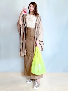 まお♡さん（レディース・163cm）の春コーディネート