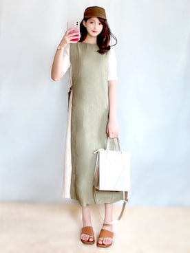 「florist」｜「アイテム（アナログ腕時計）」を使った、まお♡さん（レディース・163cm）の春コーディネート