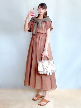 まお♡さん（レディース・163cm）の春コーディネート