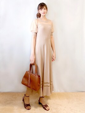 まお♡さん（レディース・163cm）の夏コーディネート