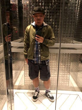 「Maple（メープル）のアイテム」を使った、Roy Cさん（メンズ・163cm）の春コーディネート