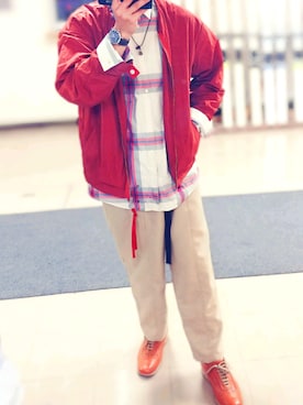 「Influence（インフルエンス）のアイテム」を使った、クローンさん（メンズ・178cm）の春コーディネート