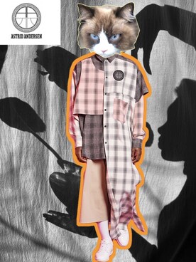 「ASTRID ANDERSEN（アストリッドアンダーセン）のアイテム」を使った、D_Dさん（メンズ・177cm）の春コーディネート