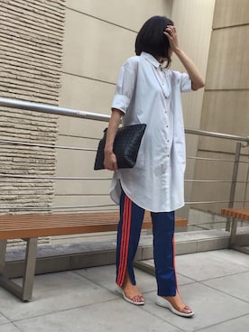 「アイテム（ボディ・ヘアケア）」を使った、HANAKO さん（レディース・167cm）の夏コーディネート