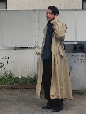 「superNova.（スーパーノヴァ）のアイテム（パンツ）」を使った、zakikameさん（メンズ・170cm）の秋コーディネート