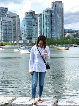 「canada」｜Mia🇨🇦さん（レディース・155cm）の春コーディネート