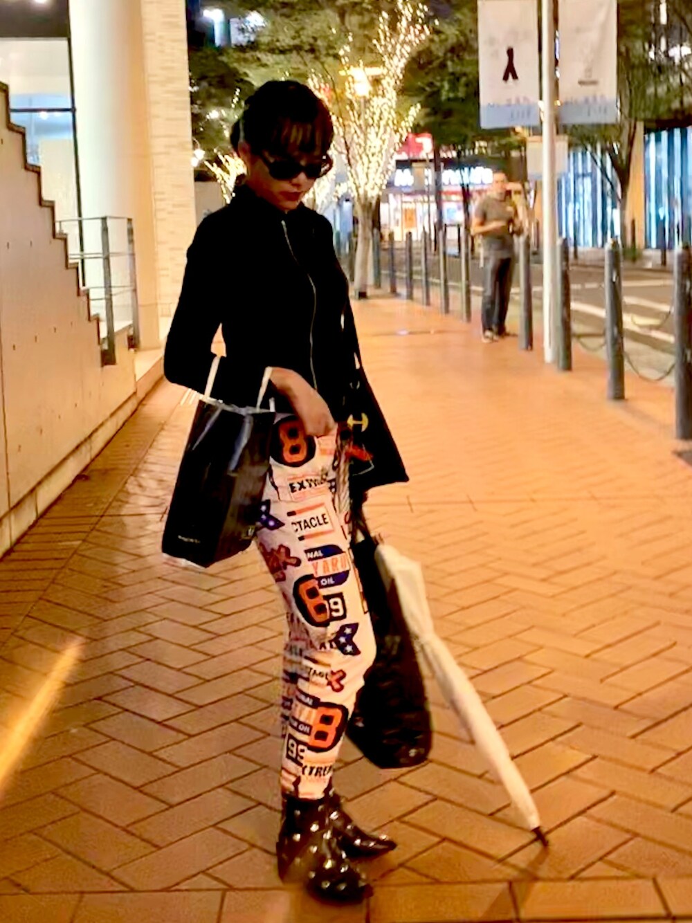 「Love Moschinoのアイテム（その他パンツ、ピンク系）」を使った、KONOMIさん（レディース・165cm）の冬コーディネートの1枚目の写真