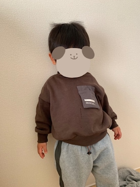 「一歳男の子」｜ぼたもちさん（キッズ・80cm）の春コーディネート