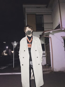 「VISION（ヴィジョン）のアイテム（トップス）」を使った、いくとさん（メンズ・184cm）の冬コーディネート