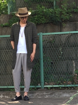 しゅう。さん（メンズ・177cm）の春コーディネート