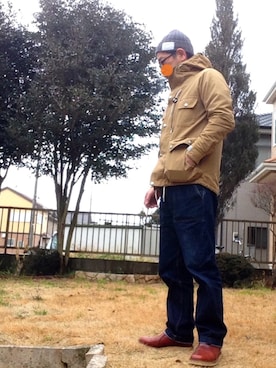 「UNITED ARROWS（ユナイテッドアローズ）のアイテム（マウンテンパーカー）」を使った、Code-nightさん（メンズ・170cm）の冬コーディネート