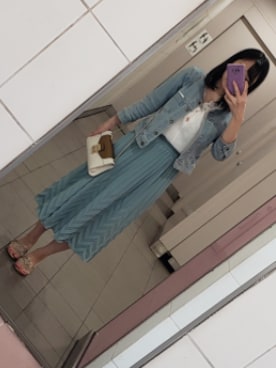 「RD（ルージュ ディアマン）のアイテム（ジャケット/アウター）」を使った、しがない社会人レイヤーさん（レディース・161cm）の秋コーディネート