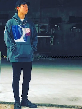 RUDOBOYさん（メンズ・180cm）の冬コーディネート