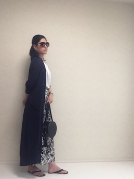 「トリーバーチ」｜「アイテム（その他）」を使った、kanae¨̮⑅さん（レディース・166cm）の春コーディネート