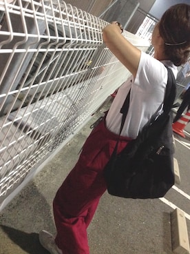 「LUCA（ルカ）のアイテム（パンツ）」を使った、kanae¨̮⑅さん（レディース・166cm）の夏コーディネート