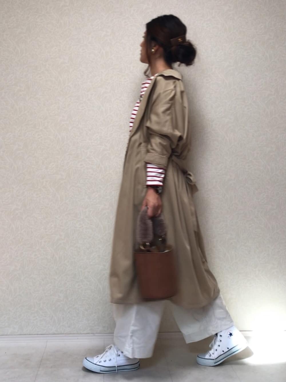 kanae¨̮⑅｜AMERICAN HOLICのトレンチコートを使ったコーディネート - WEAR