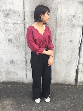 ちあきさん（レディース・156cm）の夏コーディネート