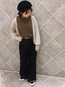 ちあきさん（レディース・156cm）の秋コーディネート