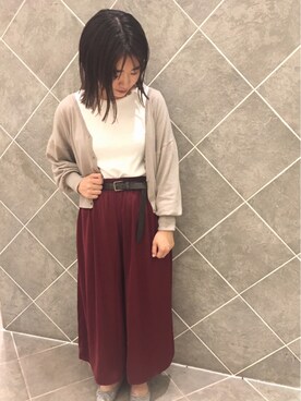 ちあきさん（レディース・156cm）の秋コーディネート