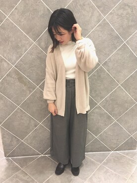 ちあきさん（レディース・156cm）の秋コーディネート